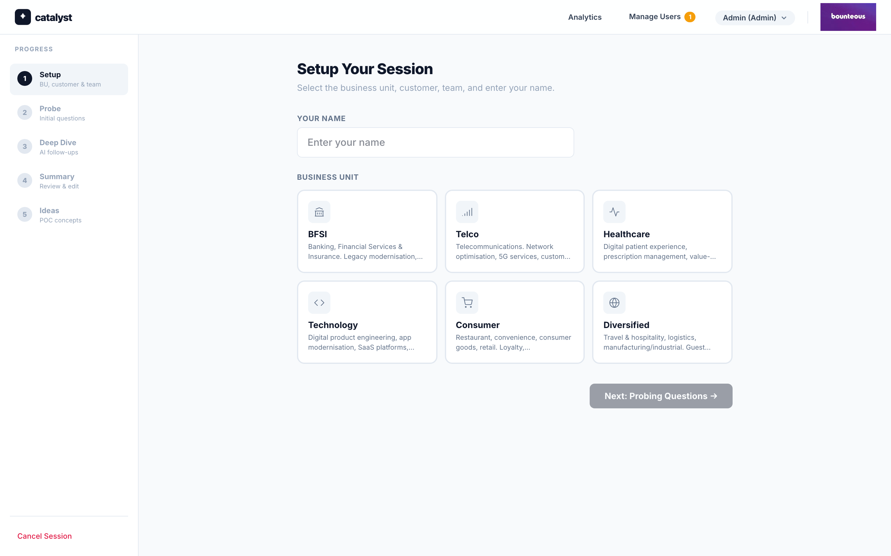 Catalyst screenshot 2