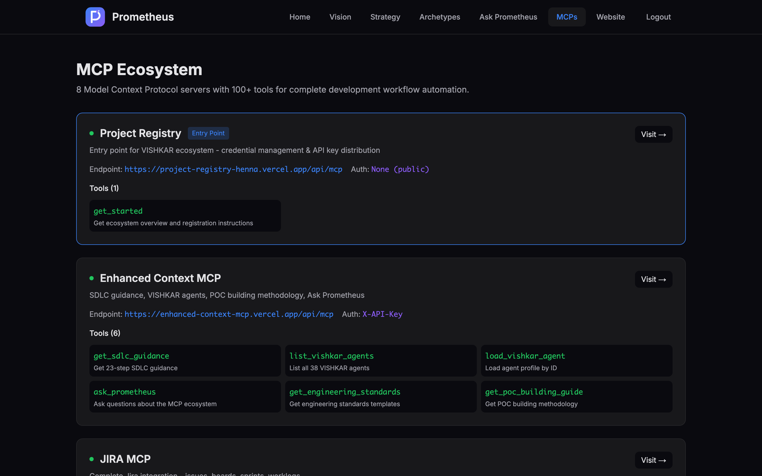 MCP Ecosystem screenshot 1